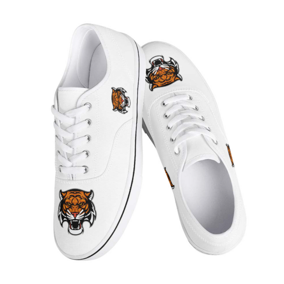 Roaring Tiger - Motif Canvas Sneakers