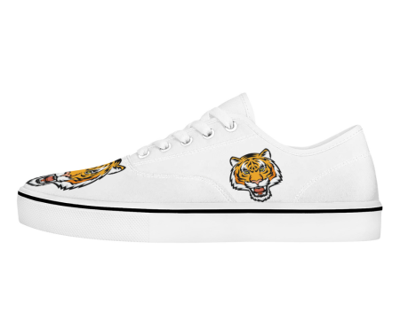 Fierce Tiger Head Canvas Sneakers
