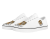 Realistic Tiger Portrait Canvas Sneakers