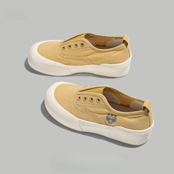 Blue Tiger - Crest Platform Slip - Ons