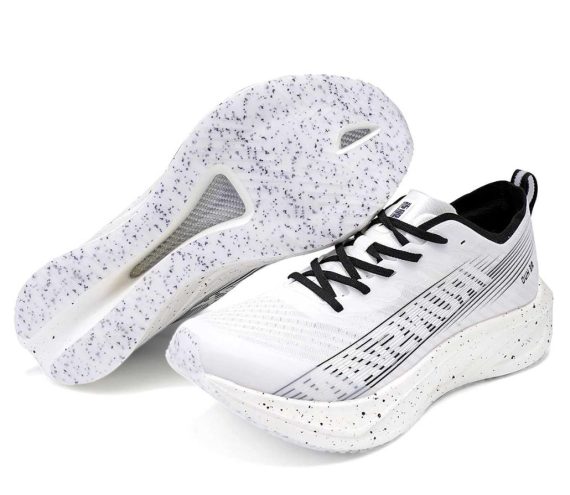 Men's and Women's Running Shoes - Carbon Plate Running Shoes Lightweight, Cushioned, Arch Support Sneakers for Running, Training, and Daily Wear-White