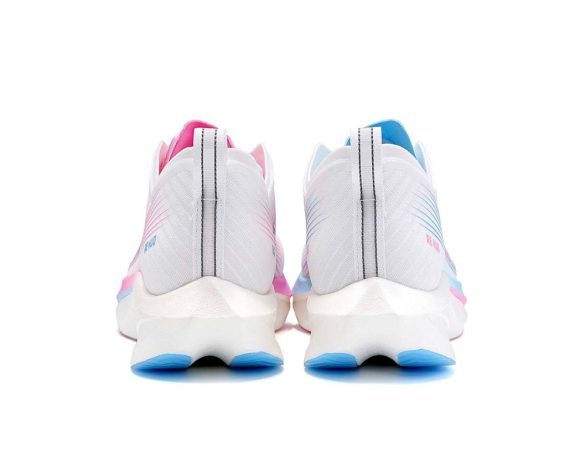 Men's and Women's Running Shoes - Carbon Plate Running Shoes Lightweight, Cushioned, Arch Support Sneakers for Running, Training, and Daily Wear-White-pink