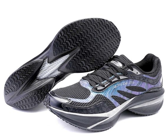 Women & Mens for Running Shoes - Carbon Plate Running,Shoes High Rebound, Dual Cushion, Slip-Resistant for Daily Exercise Training Commuting - Interstellar Black