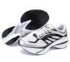 Women & Mens for Running Shoes - Carbon Plate Running,Shoes High Rebound, Dual Cushion, Slip-Resistant for Daily Exercise Training Commuting - Space Silver