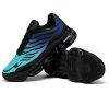 Men's Air Running Shoes Non Slip Workout Casual Sport Shoes for Men Basketball Sneakers Fashion Tennis Sport Fitness Cross Trainers - Black/Cyan