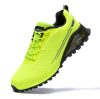 Men's Trail Running Shoes Fashion Walking Hiking Sneakers for Men Tennis Cross Training Shoe Outdoor Snearker Mens Casual Workout Footwear - Fluorescent Green