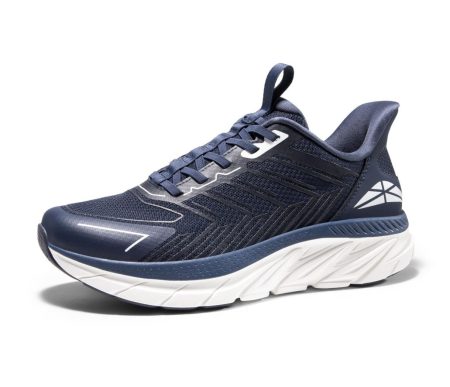 Men's Slip On Walking Shoes Running Comfortable Tennis Breathable Non Slip Athletic Gym Workout Cross Training Fashion Sneakers - Blue