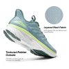 Men's Slip On Walking Shoes Running Comfortable Tennis Breathable Non Slip Athletic Gym Workout Cross Training Fashion Sneakers - Blue Green
