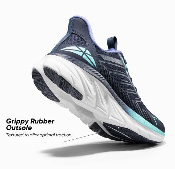 Women's Slip On Walking Shoes Running Comfortable Tennis Breathable Non Slip Athletic Gym Workout Cross Training Fashion Sneakers - Blue