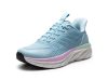 Women's Slip On Walking Shoes Running Comfortable Tennis Breathable Non Slip Athletic Gym Workout Cross Training Fashion Sneakers - Light Blue