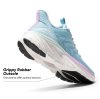 Women's Slip On Walking Shoes Running Comfortable Tennis Breathable Non Slip Athletic Gym Workout Cross Training Fashion Sneakers - Light Blue