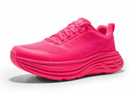 Women's Walking Shoes Cushion Running Tennis Shoes ActiveFloat Non-Slip Comfortable Breathable Workout Gym Sports Athletic Fashion Sneakers - Hot Pink