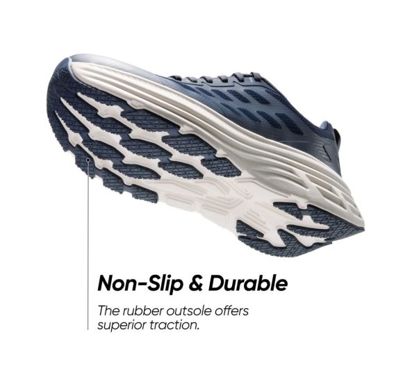 Men's Walking Running Tennis Cushioning Shoes ActiveFloat Non Slip Athletic Gym Workout Jogging Comfortable Sneakers - Blue