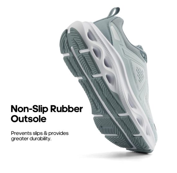 Women's Comfortable Walking Shoes Running Tennis MovePropel Athletic Gym Workout Jogging Fashion Sneakers - Light Green